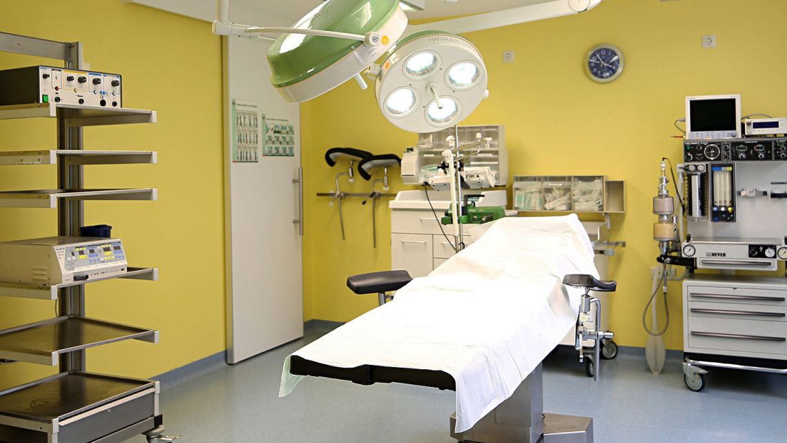 OP-Bereich am Vasektomie-Standort Karlsruhe ambulantes Operieren bei Dr. Pflanzer